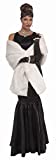 Forum Novelties womens Vintage Hollywood Faux Mink Stole Adult Sized Costumes, White, One Size US