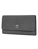 Timberland womens Leather Rfid Flap Clutch Organizer Wallet, Castlerock (Nubuck), One Size US
