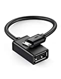 UGREEN Micro USB 2.0 OTG Cable On The Go Adapter Male Micro USB to Female USB for Samsung S7 S6 Edge S4 S3 LG G4 DJI Spark Mavic Remote Controller Android Windows Smartphone Tablets 4 Inch Black