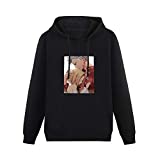 Ban X Elaine Romance Graphic Boys Girls Casual Hoodies Hooded Sweatshirts Crew-Neck Tops Blouse Long Sleeve Pullover black-style1-1