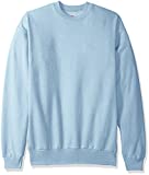 Hanes Men's Ecosmart Fleece Sweatshirt, Light Blue, Medium