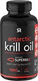 Antarctic Krill Oil (1000mg per Capsule) with Omega-3s EPA & DHA + Astaxanthin | IKOS 5-Star Certified & Non-GMO Verified (60 Softgels)