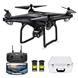 Potensic D58 Drone with 4K Camera for Adults, 5G WiFi HD Live Video, GPS Auto Return, RC Quadcopter for Adult, Portable Case, 2 Battery, Follow Me, Easy Selfie Beginner and Expert-Upgrade