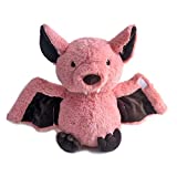 XMWEALTHY Bat Stuffed Animal Toys Soft Plush Furry Animals Washable Bedtime Toys Lovely Bashable Bats Gifts for Kids Adults Girlfriend 11' New Pink