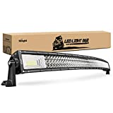 Nilight - 18015C-A LED Light Bar 52Inch 783W Curved Triple Row Flood Spot Combo Beam Led Bar 78000LM Driving Lights Boat Lights Led Off Road Lights for Trucks, 2 Years Warranty