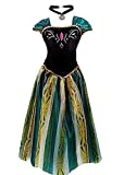 Princess Costume Ault Women Coronation Dress Costume (M Size fit for US 4-6) Green