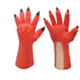 Miaoao Games Dlablo 3 Boss Demon Belial Mask,Cosplay Boss Belial Latex Masks Gloves Halloween Carnival Party Costume Props (Color : Glove)