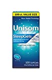 Unisom SleepGels, Nighttime Sleep-aid, Diphenhydramine HCI, 100 SoftGels