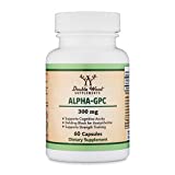 Alpha GPC Choline Supplement (Beginner Nootropic for Brain Support, Focus, Memory, Motivation, and Energy) Pharmaceutical Grade, Made in USA (60 Capsules 300mg)