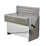 TBOZZ Cab Entry Battery Box,Aluminum Diamond Plate, 31 Inch Step Box for Peterbilt 378, 379,389