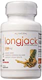 VH Nutrition | Longjack | 1200mg Tongkat Ali Supplement | 200:1 Eurycoma longifolia Extract | Natural Testosterone Booster for Men | 30 Day Supply
