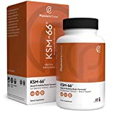 KSM-66 Ashwagandha Root Powder Extract, High Potency 5% Withanolides, 1000mg of Clinically Studied KSM66 & Black Pepper, Adrenal Support, Anxiety Relief, Thyroid Support - Vegan, Non-GMO, 60 Capsules