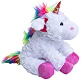 The Petting Zoo Rainbow Unicorn Stuffed Animal, Unicorn Gifts for Girls, Plush Toy 11 inches