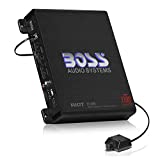 BOSS Audio Systems R1100M Monoblock Car Amplifier - 1100 Watt Amp, 2/4 Ohm Stable, Class A/B, Mosfet Power Supply, Remote Subwoofer Control, Subwoofer Amplifier