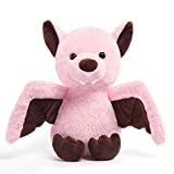 Tezituor Bat Plush Stuffed Animal Toys Cute Soft Hug Furry Gifts for Boy Girl Kids (14 Inches, Pink)