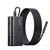 DEPSTECH Wireless Endoscope, IP67 Waterproof WiFi Borescope Inspection 2.0 Megapixels HD Snake Camera for Android and iOS Smartphone, iPhone, Samsung, Tablet -Black(11.5FT)