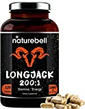 Long Jack Extract as Tongkat Ali 200:1, 1000mg Per Serving, 120 Capsules, Supports Energy, Stamina and Immune System for Men and Women, Super LongJack Pills, Non-GMO