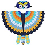 Owl Wings Bird Costume for Kids Girls Boys with Masks for Child Dress Up Party Favors … (Orange-blue)