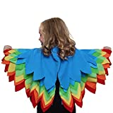 Kids Bird of Paradise Bird Wings for Bird Costumes for Kids Rainbow