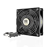 AC Infinity AXIAL LS1238, Quiet Muffin Fan, 120V AC 120mm x 38mm Low Speed, UL-Certified for DIY Cooling Ventilation Exhaust Projects