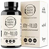 Joy-Filled | 100% Plant-Based Supplement for Anxiety & Depression Relief | Helps Relax The Mind, Boosts Mood, Relieve Stress | Contains 7 Powerful Herbs, Non-GMO, 60 Vegan Capsules