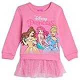 Disney Princess Cinderella Toddler Girls Ruffled Pullover Fleece Pink 3T