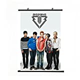 Fanstown Bigbang Kpop Wall Scroll Cloth Poster with lomo Cards
