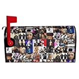 Bigbang Mailbox Cover Waterproof Oxford Cloth Washable with Magnetic Strips Post Box Wraps for Garden Decor