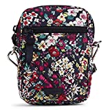 Vera Bradley Signature Cotton Small Convertible Crossbody Purse with RFID Protection, Itsy Ditsy